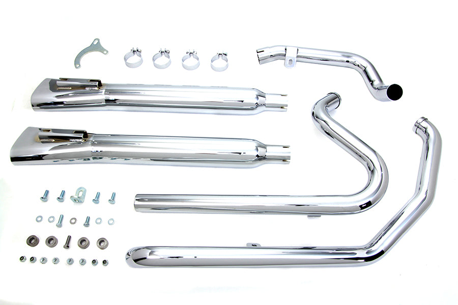HARLEY Crossover-Auspuffkrümmer- und Schalldämpfer-Kit passend für 2009-2009 FLT,