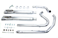 HARLEY Crossover-Auspuffkrümmer- und Schalldämpfer-Kit passend für 2009-2009 FLT,