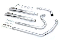 HARLEY Crossover-Auspuffkrümmer- und Schalldämpfer-Kit passend für 2009-2009 FLT,