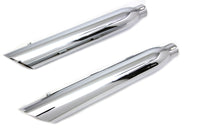 HARLEY Wyatt Gatling Chrome Side Slash Muffler Set fits 2014-UP XL,