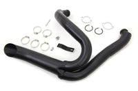 HARLEY Black Wyatt Gatling 2-in-1 Auspuffkrümmer-Kit passend für 1986-2011 FXST, 1991-2011 FXDWG,