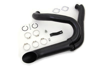 HARLEY Black Wyatt Gatling 2-in-1 Auspuffkrümmer-Kit passend für 1986-2011 FXST, 1991-2011 FXDWG,
