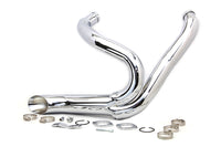 HARLEY Chrom Wyatt Gatling 2 in 1 Auspuffrohrkrümmer-Kit passend für 2012-2017 FXST, 2012-2017 FXDWG,