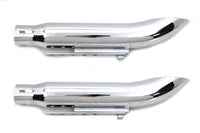 HARLEY 16 Zoll Turn Out Auspuff Endschalldämpfer Set Chrom Passt für 0-  Custom, Anwendung