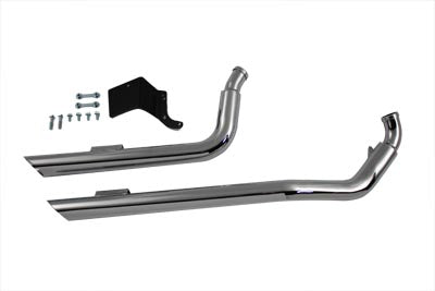 HARLEY Auspuff Drag Pipe Set Sweeper passend für 1991-2017 FXD, 1991-2017 FXDWG,