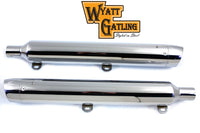 HARLEY Wyatt Gatling 29 inch Muffler Set fits 1997-2017 FLST,