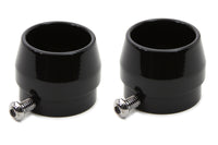 HARLEY Glänzend schwarze Endstücke für 1-3/4 Zoll Straight Pipe Auspuffanlagen Passend für 0- Custom, Anwendung für 1-3/4 Zoll Rohr