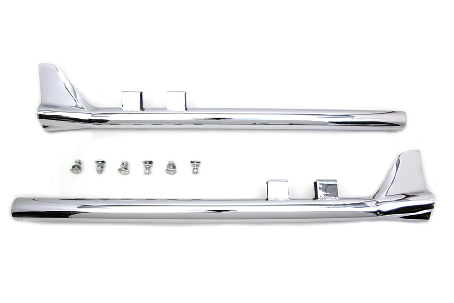 HARLEY 33 Zoll Bronx Straight Tail Set Chrom Passend für 1995-2016 FLT,