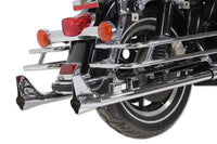 HARLEY 33 Zoll Bronx Straight Tail Set Chrom Passend für 1995-2016 FLT,