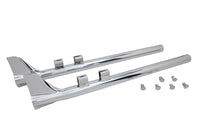 HARLEY 33 Zoll Bronx Straight Tail Set Chrom Passend für 1995-2016 FLT,