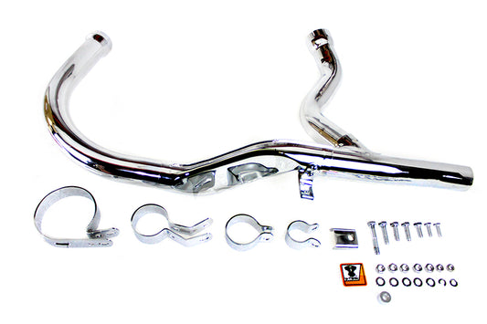 HARLEY Panhead Auspuffkrümmer-Kit Chrom Passend für 1948-1952 EL, 1948-1957 FL,