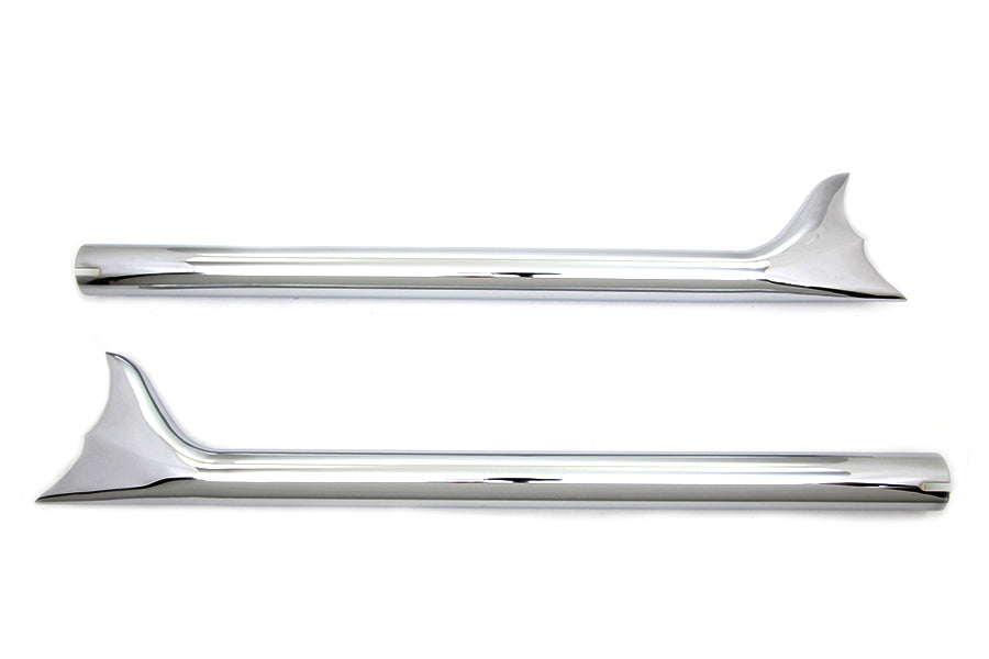 HARLEY 29-1/2 Zoll Fishtail-Schalldämpfer Passt 0- Custom, Anwendung für 1-3/4 Auspuffrohre"