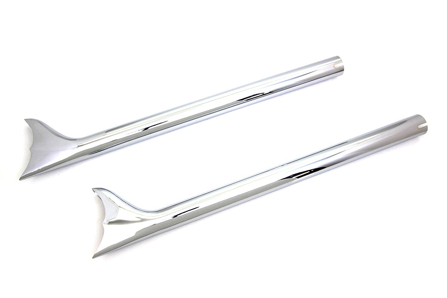 HARLEY 29-1/2 Zoll Fishtail-Schalldämpfer Passt 0- Custom, Anwendung für 1-3/4 Auspuffrohre"