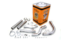 HARLEY Chrom Panhead Auspuffkrümmer-Kit Passend für 1948-1957 FL,