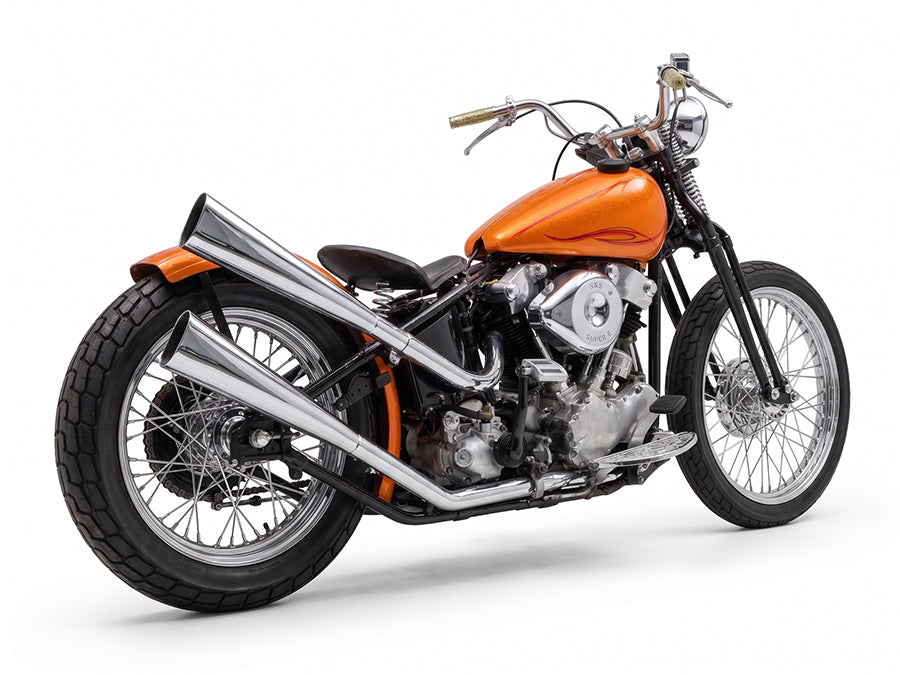 HARLEY Oval Auspuffblende 15-1/4 Zoll Chrom Passend für 0- Custom, Anwendung