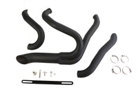 HARLEY Schwarz Wyatt Gatling 2-in-1 Auspuffkrümmer-Kit passend für 1986-2005 FXST,