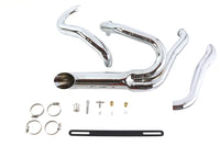 HARLEY Chrom Wyatt Gatling 2 in 1 Auspuffrohrkrümmer-Kit passend für 2006–2022 FXST,