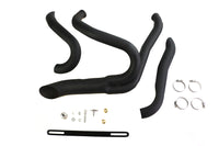 HARLEY Black Wyatt Gatling 2-in-1 Auspuffkrümmer-Kit passend für 2006-2022 FXST,