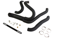 HARLEY Black Wyatt Gatling 2-in-1 Auspuffkrümmer-Kit passend für 2006-2022 FXST,