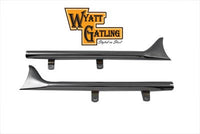 HARLEY Wyatt Gatling 29 Zoll Fishtail-Endrohrsatz passend für 1997-2006 FLSTS,