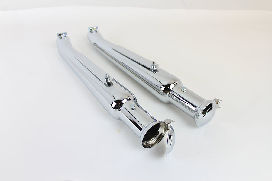 HARLEY Chrom Megaphon Auspuff Set Passt 0- Custom, Anwendung