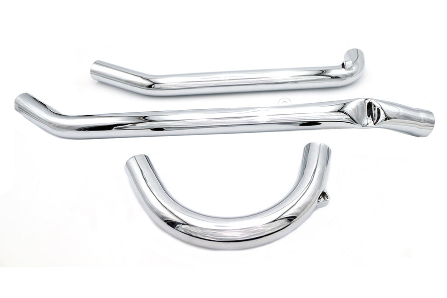 HARLEY UL Upsweep Auspuffkrümmer Set Chrom Passend für 1937-2018 UL,   1937-2018 UL,