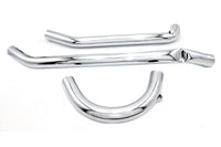 HARLEY UL Upsweep Auspuffkrümmer Set Chrom Passend für 1937-2018 UL,   1937-2018 UL,