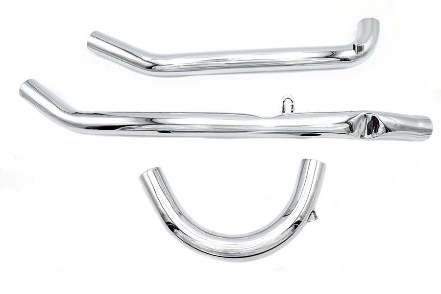 HARLEY UL Upsweep Auspuffkrümmer Set Chrom Passend für 1937-2018 UL,   1937-2018 UL,