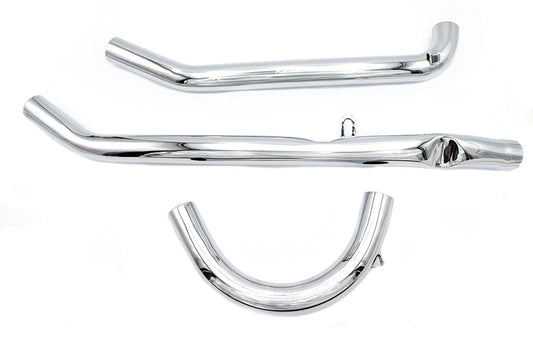 HARLEY UL Upsweep Auspuffkrümmer Set Chrom Passend für 1937-2018 UL,   1937-2018 UL,