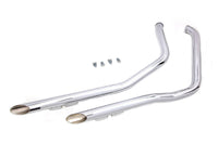 HARLEY Drag Pipe Satz Chrom Passend für 1984-1994 FXR,