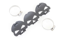 HARLEY Black Skull Hitzeschutz Passend für 0-  Custom, Anwendung für 2-1/4 Rohre"