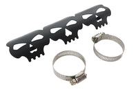 HARLEY Black Skull Hitzeschild Passend für 0- Custom, Anwendung für 1-3/4 Zoll Rohre"