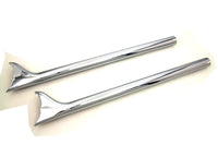 HARLEY Straight 30 Zoll Fishtail Verlängerungssatz Passt 0- Custom, Anwendung für 1-3/4 Zoll Rohre"