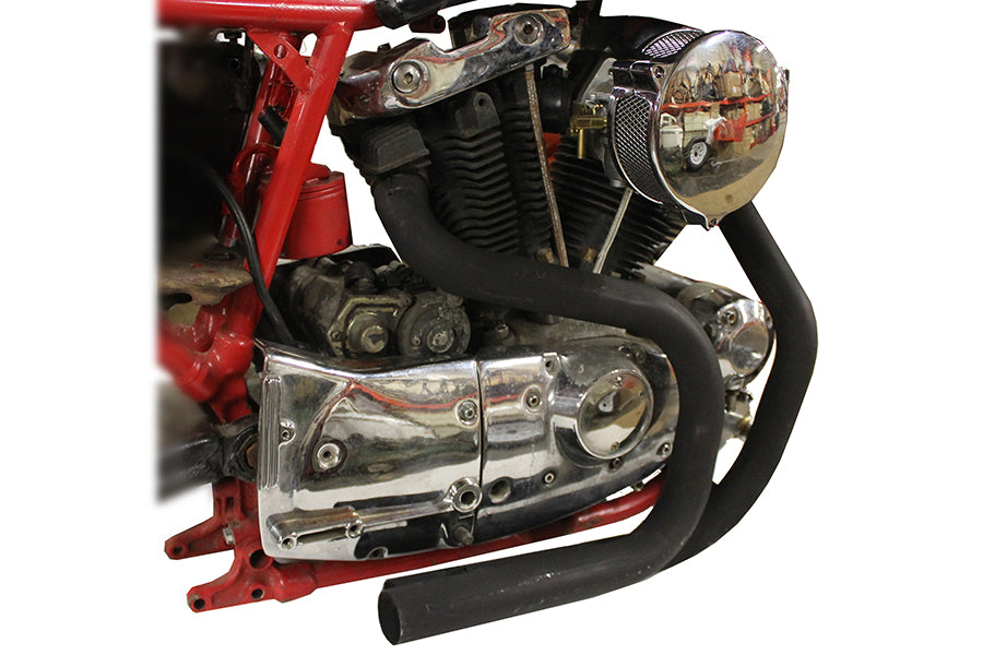 HARLEY 2:1 XL Krümmer-Set schwarz, passend für 1971–1984 XL, 900 cm³, 1000 cm³, 1971–1984 XLH, 900 cm³