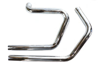 HARLEY Alphabet XL Auspuffkrümmer-Set Chrom passend für 1971–1985 XL,