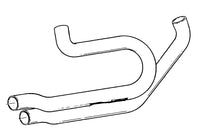 HARLEY Alphabet XL Auspuffkrümmer-Set Chrom passend für 1971–1985 XL,