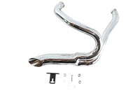 HARLEY Chrom Wyatt Gatling 2 in 1 Auspuffkrümmer-Kit passend für 2006-2017 FXDWG,