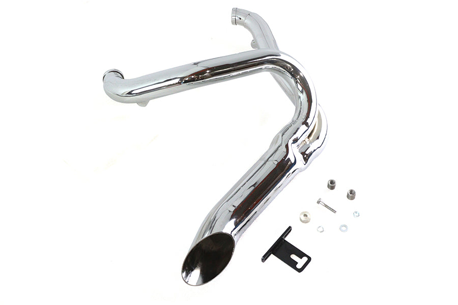 HARLEY Chrom Wyatt Gatling 2 in 1 Auspuffkrümmer-Kit passend für 2006-2017 FXDWG,