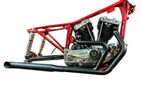 HARLEY Alphabet XL Auspuffkrümmer-Set Schwarz passend für 1971-1985 XL,