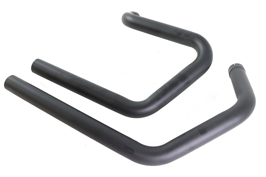 HARLEY Alphabet XL Auspuffkrümmer-Set Schwarz passend für 1971-1985 XL,