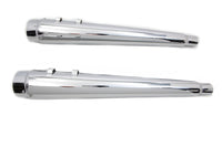 HARLEY Wyatt Gatling Megafon Schalldämpfer Set Chrom passend für 1995-2016 FLT,