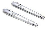 HARLEY Wyatt Gatling Megafon Schalldämpfer Set Chrom passend für 1995-2016 FLT,