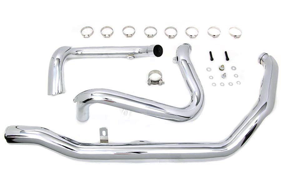 HARLEY M8 True Dual Krümmer-Set Chrom passend für 2017-UP FLT,