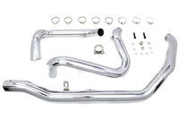 HARLEY M8 True Dual Krümmer-Set Chrom passend für 2017-UP FLT,