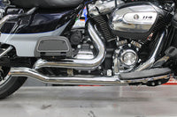HARLEY M8 True Dual Krümmer-Set Chrom passend für 2017-UP FLT,