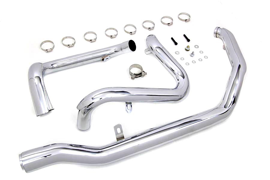 HARLEY M8 True Dual Krümmer-Set Chrom passend für 2017-UP FLT,