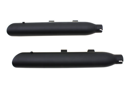 HARLEY Wyatt Gatling Black Slash Muffler Set fits 2004-2013 XL,