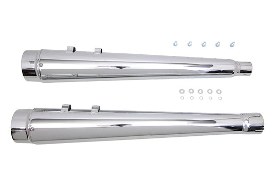 HARLEY M8 Wyatt Gatling Megaphon Schalldämpfer-Set passend für FLT-Modelle ab 2017,