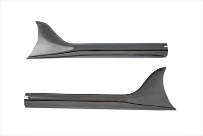 HARLEY Straight 18 Zoll Fishtail-Erweiterungsset Passend für 0- Zoll Custom, Anwendung für 1-7/8 Zoll Rohre"