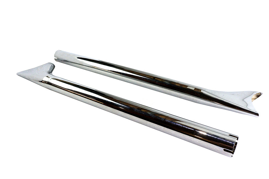 HARLEY Straight 30 Zoll Fishtail-Erweiterungsset Passend für 0- Zoll Custom, Anwendung für 1-3/4 Zoll Rohre